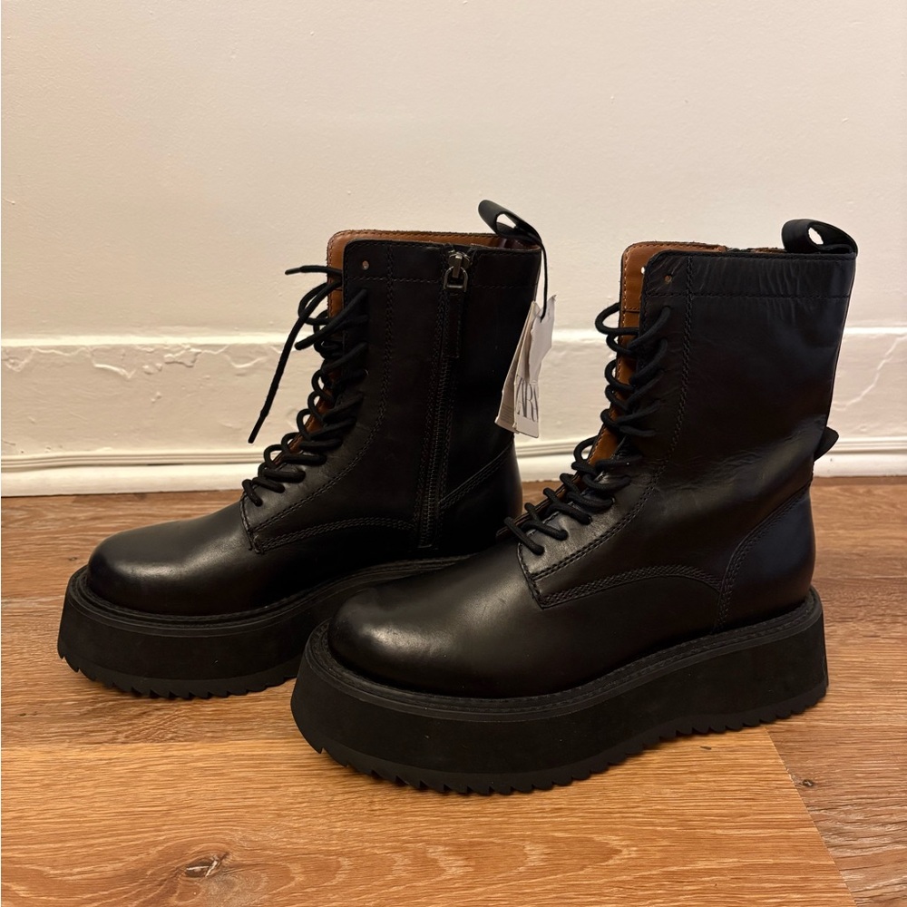 Zara Black Ankle Boots